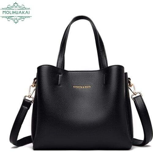 New Style Hot Sale High Quality Womens Shoulder Bag Girl Stylist Design Messenger Bag Simple Casual Lady Sac A Main Mother Bag