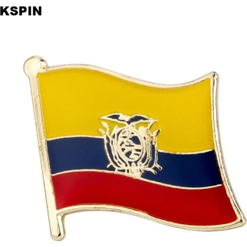 Ecuador flag pin lapel pin badge 10pcs a lot Brooch Icons KS-0055