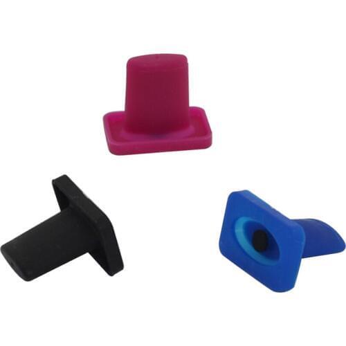 100PCS Gamepad joystick Silicone Conductive Start Key Pads Button Flim For SEGA SS Saturn Controller Repair parts