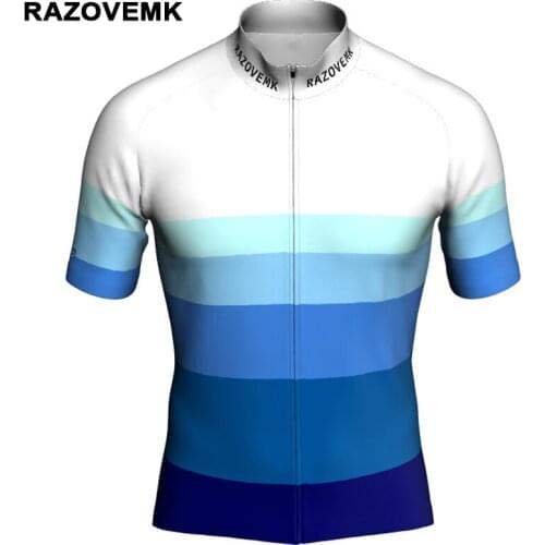 2018 RAZOVEMK Cycling Jersey bicycle clothing Mtb Bicycle Shirt breathable short jersey only Ropa Ciclismo
