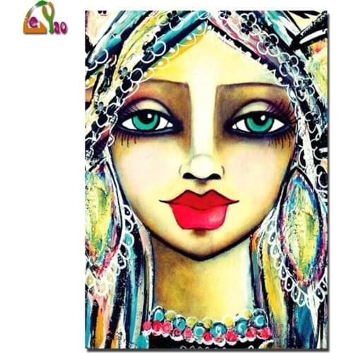 5d DIY Diamond Painting Goddess Full Square/round Drill Cross Stitch Diamond Embroidery Home Decor Ethnic girl