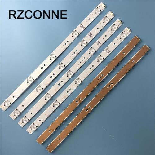 6pcs LED Backlight Strip 5 lamps 5835-W43002-2P00 for LG 43'' TV 43LH5000 B02M6K230S LC430DUY-SHA RDL430WY 43LH5000-UA