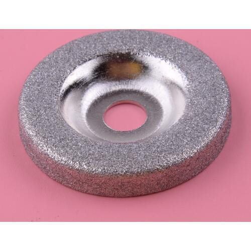 50mm Diamond Grinding Wheel Circle Disc Silver Metal Fit For Tungsten Steel Milling Cutter Tool Sharpener Grinder