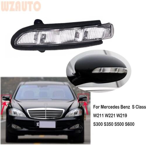 Car Side Mirror Lens Turn Signal Light For Mercedes Benz CL CLS S E Class W211 W221 W219 S300 S350 S500 S600 2006 2007 2008 2009