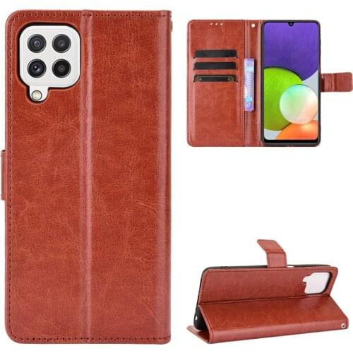 For Samsung Galaxy A22 4G Case Classic simplicity Flip Luxury PU Leather Phone Case For Samsung GalaxyA22 5G A 22 Case Cover