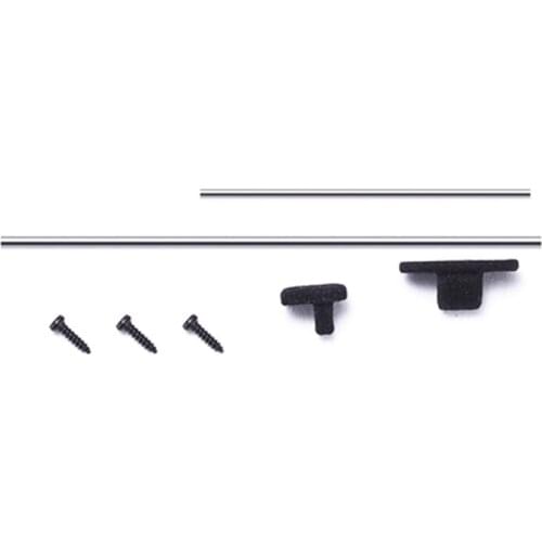 For WPL D12 1/10 RC Truck Car Upgrade Parts Metal Long & Short Decoration Antenna Accessories