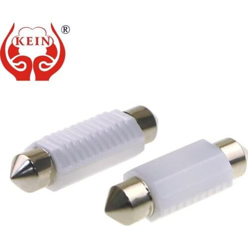 KEIN 2pcs 31mm 36mm c5w c10w led Bulb festoon ceramics 39mm 41mm Interior Lighting Dome Reading License Plate Trunk Lamp 12V 24V