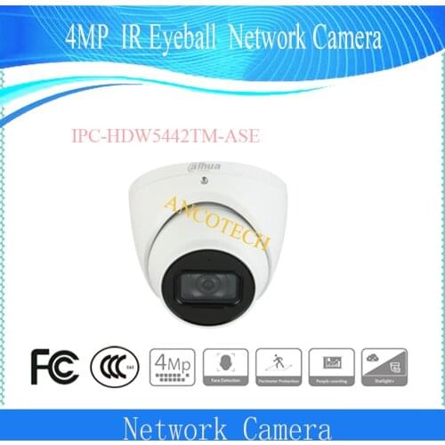 Free Shipping DAHUA 4MP WDR IR Eyeball WizMind Network Camera IPC-HDW5442TM-ASE