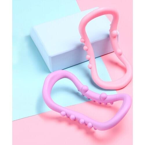 Yoga Circle Equipment Yoga Stretch Ring Pilates Workout Fitness Circle Massage Resistance Support Tool Calf Home Training