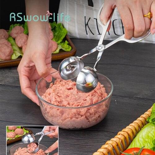 Meatball Maker Spoon Stainless Steel Non-Stick Creative Meatball Maker Cooking Tools Kitchen Gadgets And Accessories