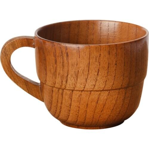 MagiDeal 11 Styles Jujube Wooden Handmade Water Coffee Mug Cup Tea Beer Juice Milk Mugs Drink Cups- Gift