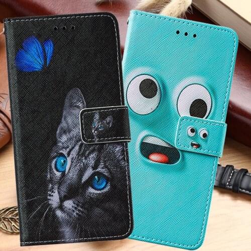 Fashion Flower Cat Soft Leather Wallet Case For iPhone X Xr Xs 6 6S 7 8 Plus SE 2020 12 11 Pro Max Flower Flip Cover Glove Shell