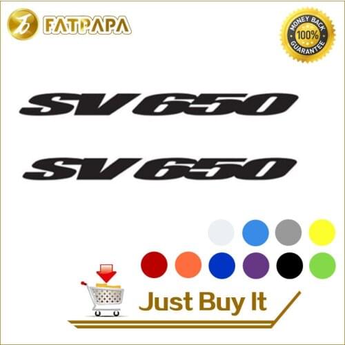 Motorcycle bike Fuel tank Wheels Fairing notebook Luggage helmet MOTO Sticker decals For Suzuki SV650 SV 650