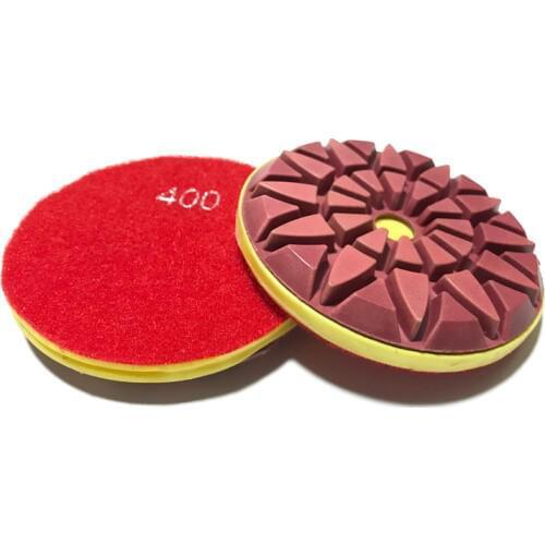Sunflower Rose-Type 4 inch 100mm Concrete Polishing Pad Wet/Dry Floor Disc
