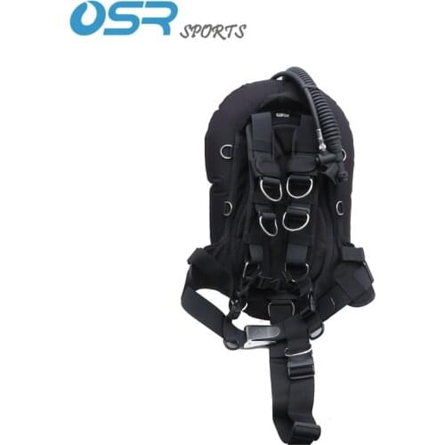 Scuba diving BCD 30lbs donut wing backmount with soft harness for travel