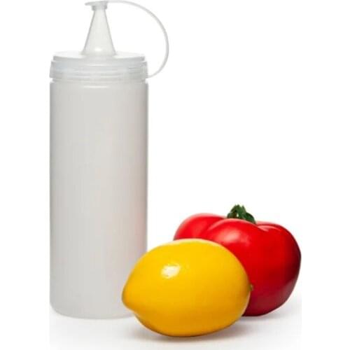 Transparent Sauce Bottle-700 ML (3 Pcs)