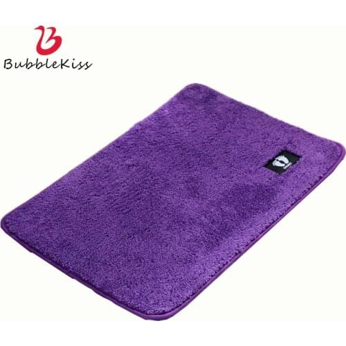Bubble Kiss Solid Color Carpet Home Plush Rug Absorbent Floor Mat Bedroom Entrance Door Mat Bathroom Anti Slip Foot Pad Rugs