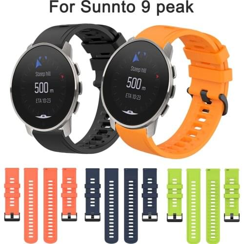 Wrist Strap for Suunto 9 Peak Watch Band for Suunto 9 PEAK Silicone Bracelet Replacement Belt Smart Watch Accessories