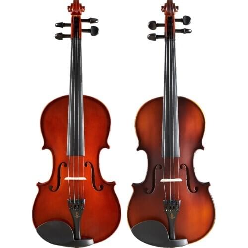 Handmade Solid Wood Adult Children Violin Advanced Practice International Musical Instrument Violin With Rich Accessories
