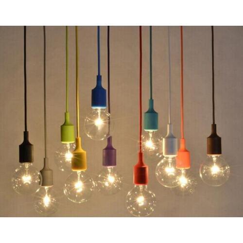 Modern Personality bar colorful pendant lamp display clothes store
