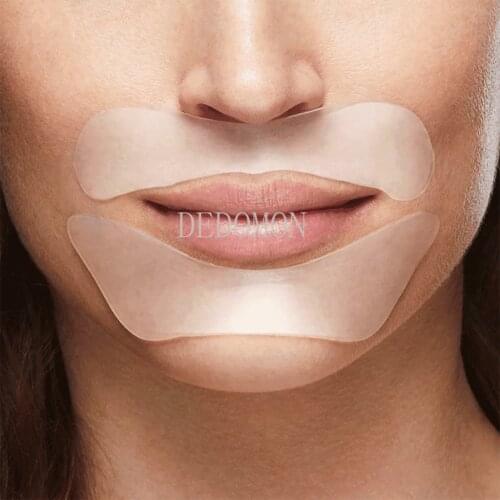 Facial Lip Wrinkle Remover Pad Reusable Grade Silicone Nasolabial Folds Anti-aging Mask Prevent Face Wrinkle