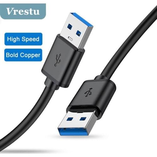 USB to USB A Extension Cable Male to Male 3.0 Extender for Hard Drive TV XBox Laptop PC Accessories USB Male-Male Connector Wire