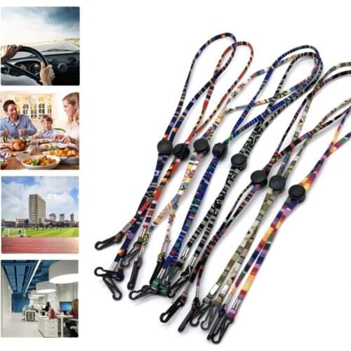 Face Mask Lanyard Adjustable Mask Hanging Rope Holder Adjustable Traceless Ear Hanging Rope Two Hooks Cycling Sunglasses Ropes