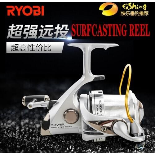 Japan Brand Ryobi Surfcasting Reel size 10000 Long Cast Surf Reel 3.9:1 4+1BB 12kgs drag power
