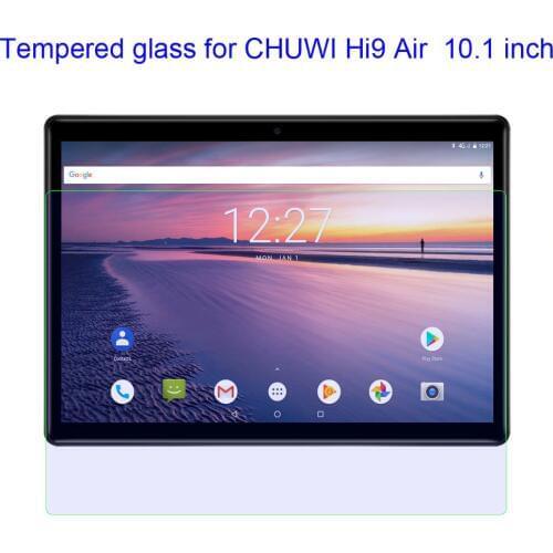 Myslc tempered glass For CHUWI Hi9 Air Scratch-Resistant 0.3mm Screen Protectors For Hi9 Air 10.1 inch Tablet Glass Films