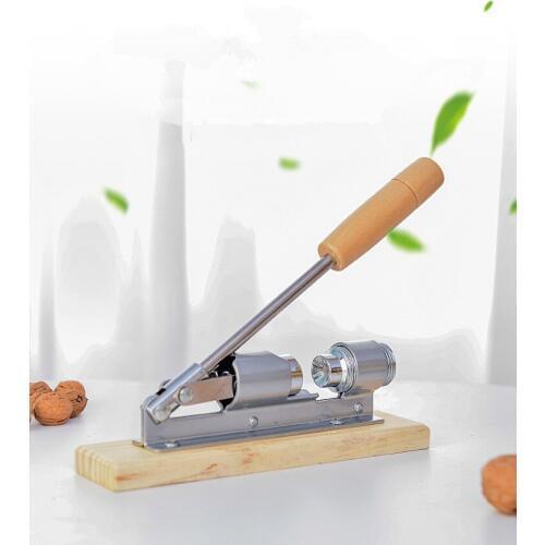 1PC Manual Stainless Steel Nut Cracker Mechanical Sheller Walnut Nutcracker Fast Opener Kitchen Tools Fruits Vegetable QA 092