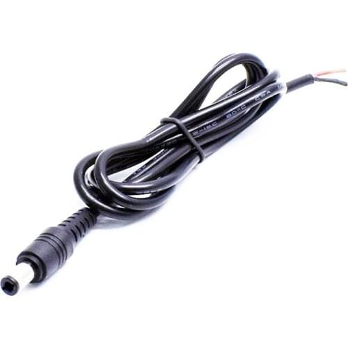 1pcs 6.5*3.0mm DC Power Plug with 100cm Cable 6.5x3.0mm Black Charging Connector for Toshiba Laptop