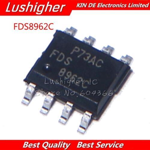 10PCS FDS8962C SOP-8 FDS 8962C SMD FDS8962