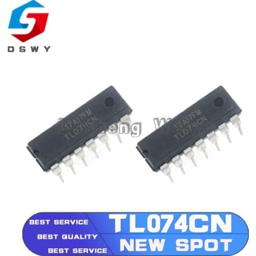 10PCS TL074CN DIP14 TL074 DIP 074CN DIP New And Original IC