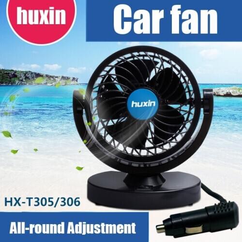12V/24V Truck Car Air Cooling Fan Wind Fans Mini