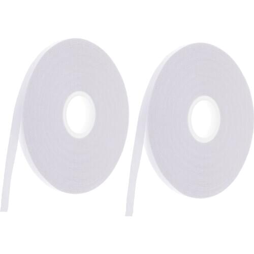 2pcs Transparent Double Sided Adhesive Tape Household Wall Hangings Adhesive Glue for Home Office School Use