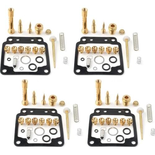 4 Sets Motorbike Carburetor Rebuild Kits Carb Repair Jet Seal Tools for Yamaha XJ650 1980 1981 1982 1983 1984 XJ 650