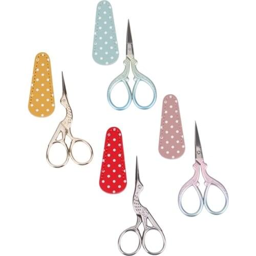8Pcs Sewing Embroidery Scissors With Scissors Cover, Embroidery Scissors Sewing Scissors For Needlework, Manual Sewing