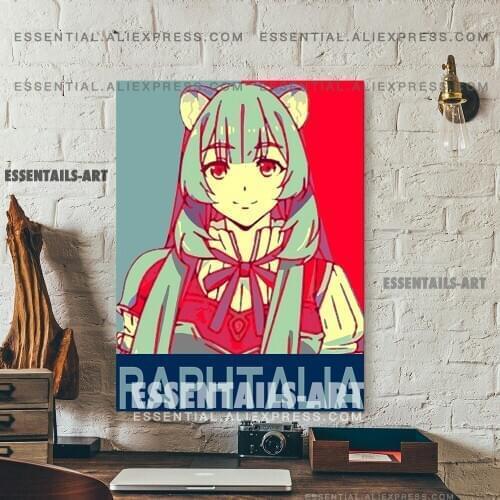 Raphtalia The Rising of the Shield Hero Anime Poster Canvas Wall Art Painting Decor Pictures Bedroom Home Decoration Prints
