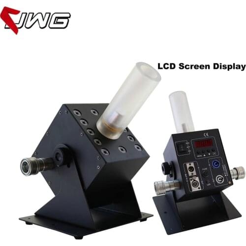 Free Shipping 12x3w RGB Led CO2 Jet Machine With Milky White Column LED Stage DMX 90V/240V Fogger Smoke Machine