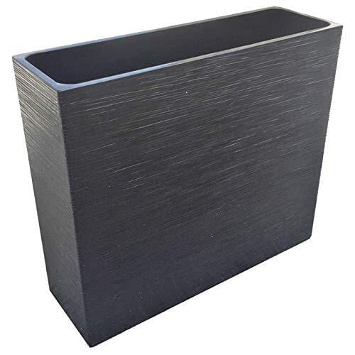 Bonfante TUI in Conglomerate cement planter metal line WENGE