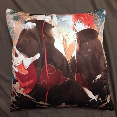 Naruto Sasori Deidara Anime Two Side Pillowcases Hugging Pillow Cushion Case Cover Otaku Cosplay Gift New 139