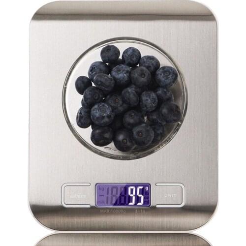 Hot 80% Sale 10kg/1g Stainless Steel LCD Digital Kitchen Multifunctional Food Weighing Kitchen Scales For Kitchen Tools
