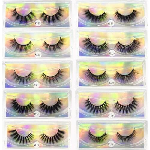 Wholesale Mink Eyelashes Natural False Eyelashes Bulk 3d Mink Lashes Soft Eyelash Extension Makeup Kit Faux Cilios Bulk Lashes