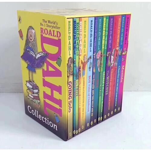 15 Books Roald Dahl Collection Original English Reading Childrens literature novel Books