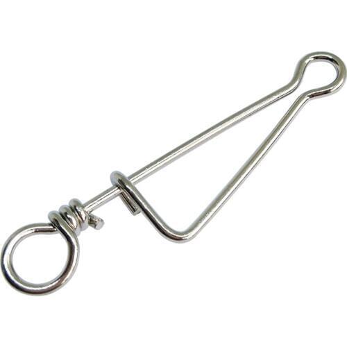 500/1000pcs Swivels Fishing Snap Italin Snaps #000-#7 pesca Stainless Steel Fishing Connector Lure Hook Link Carp Hook