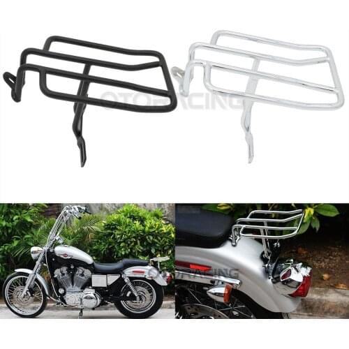 Motorcycle Metal Steel Fender Luggage Rack For Harley Super Glide Dyna FXD FXDI FXDB-D FXDB-S FXDC FXDCI FXDL FXDLI FXDX FXDXI