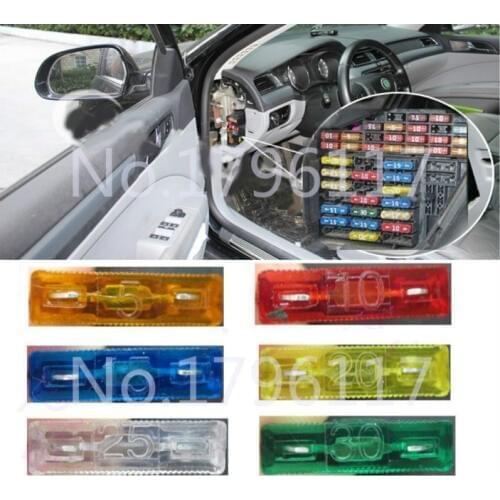 50x 7.5A 7.5 Amp ATM Mini Car Blade Fuse Auto Car Motorcycle Trucks Bus Boat Insurance Fuses Air Registered Letter Free Shipping
