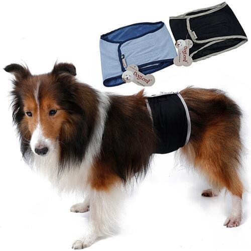 Large Dog Shorts Cotton Black Blue Physiological Pants XS-XL Pets Sanitary Panties for Dogs