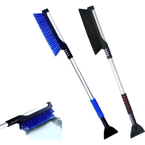 2-in-1 Car Snow Brush Retractable Ice Scraper Windshield Tools Durable High Quality Car Vehicle Winter Multifunction Shovel 2020