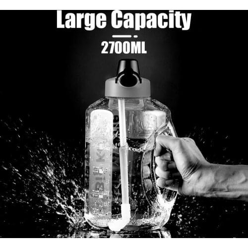 2700ml Outdoor Fitness Sports Bottle Kettle Large Capacity Portable Climbing Bicycle Milk Water Bottles BPA Free Gym Space Cups